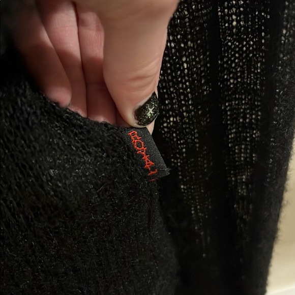 Tripp NYC Black Bomber Jacket with Lace Detailing - Picture 6 of 6